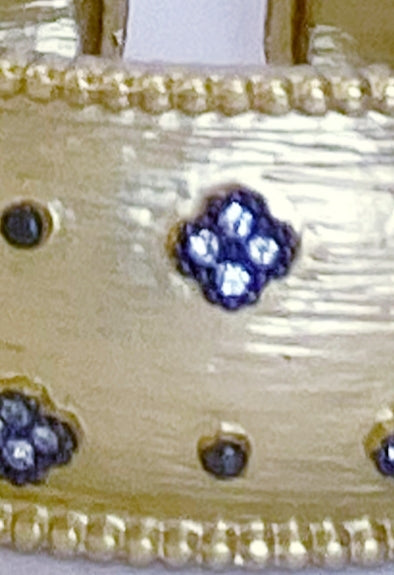 Zirconite wide hinged Bangle Bracelet. 500B7144 | DiamondVeneer Fashion