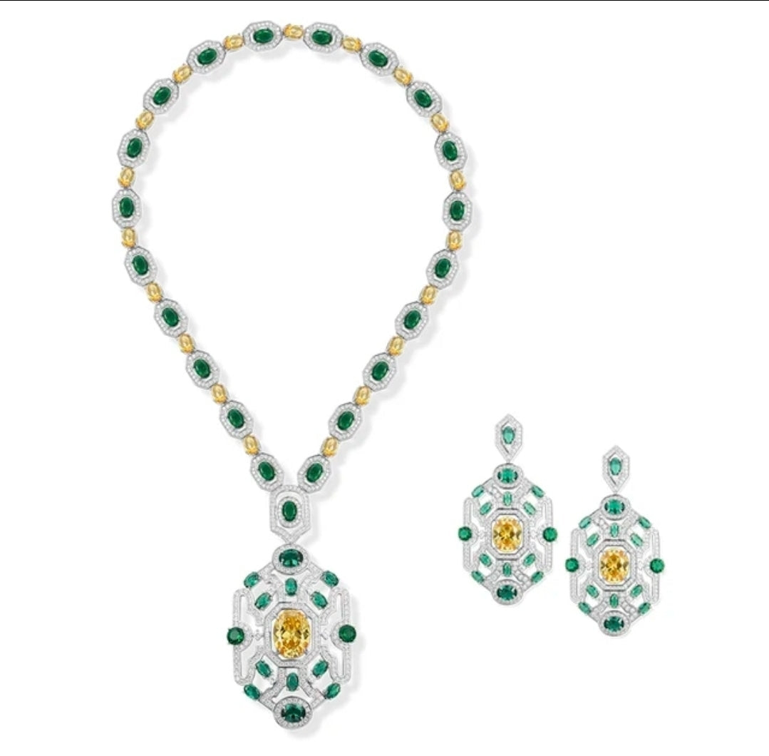 Zirconite necklace Italian inspired design