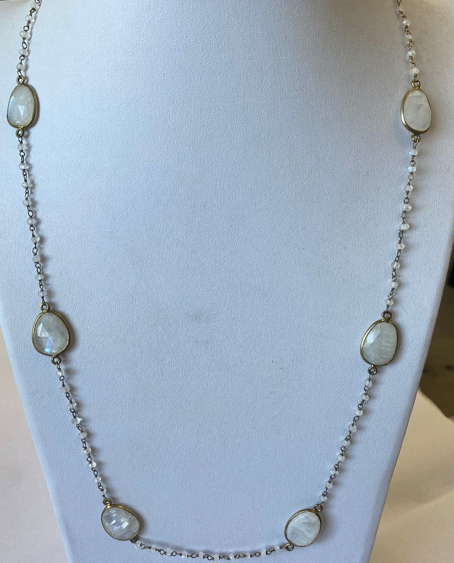Gem Stations Necklace. Final Sale. 678nx7