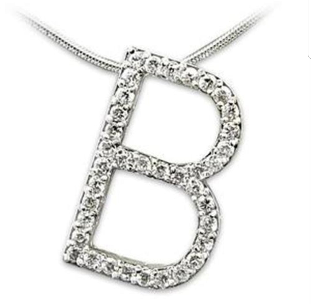 Zirconite Cubic Zirconia Large B initial. 501PB