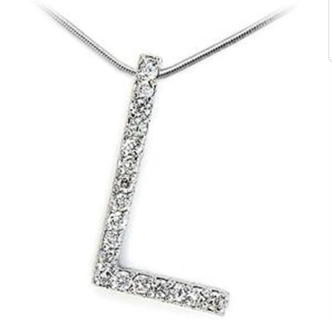Zirconite Cubic Zirconia Large L initial. 501PL