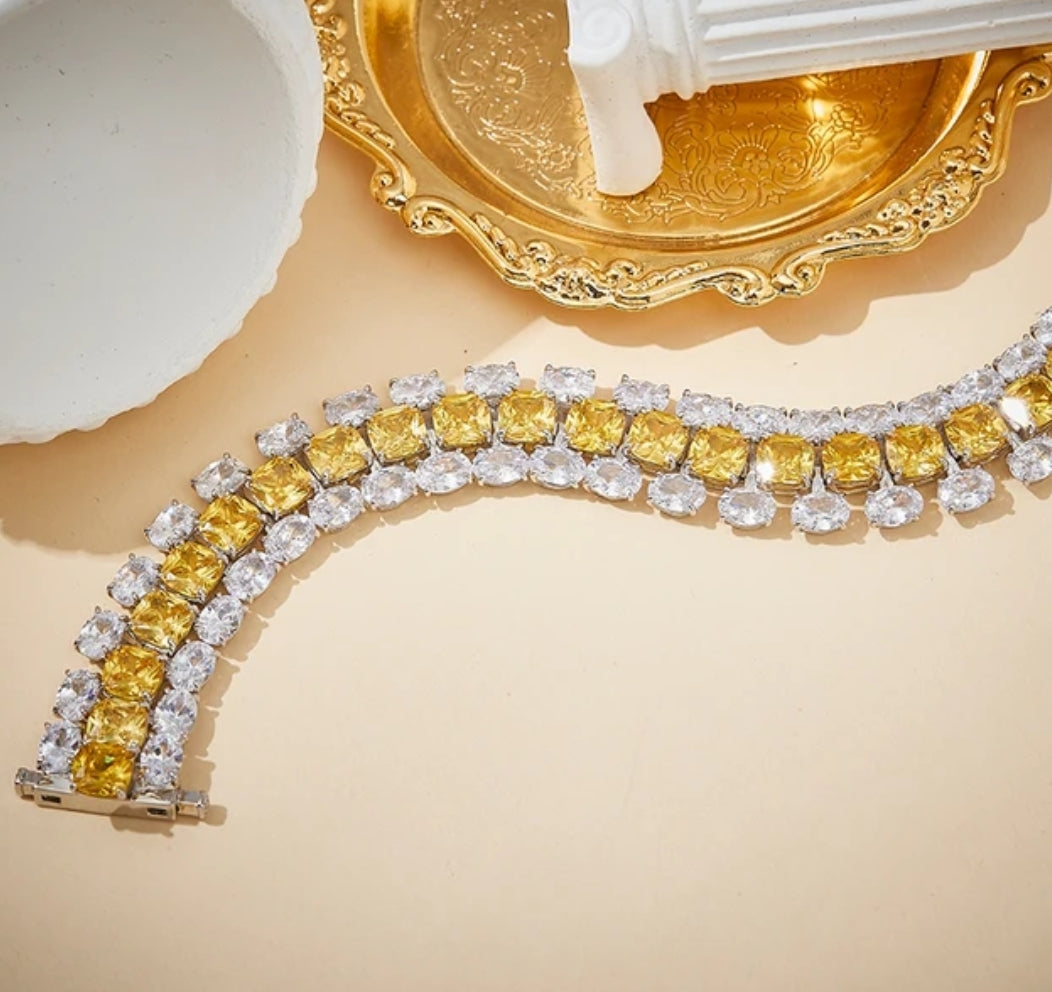 Couture Bracelet Zirconite Cubic Zirconia. 840B100
