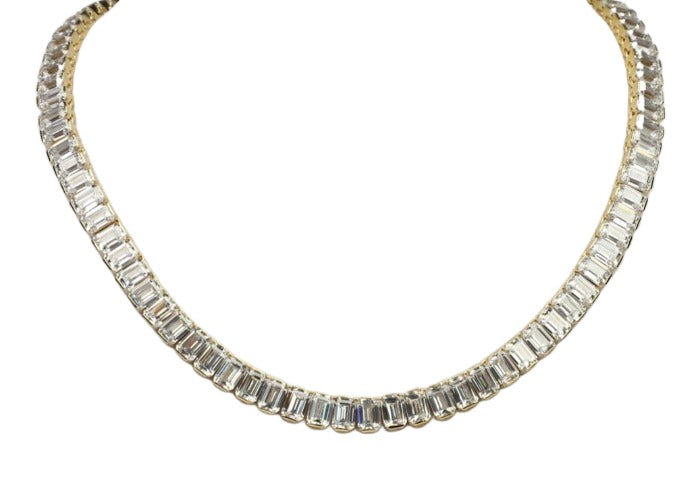 Fabulous Emerald Zirconite necklace