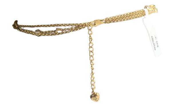 Five Leaf Enamel Clover on 3-strand Zirconite Stations Chain Pendant Necklace. 501N39746 | Yaacov Hassidim