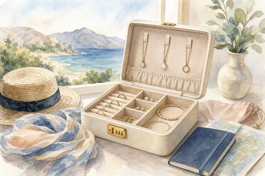 Editorial illustration for Best Travel Jewelry Case With Lock: 5 Picks