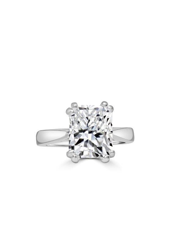 .75CT Oval Diamond Veneer Cubic Zirconia 14K Gold Ring. 635R006K