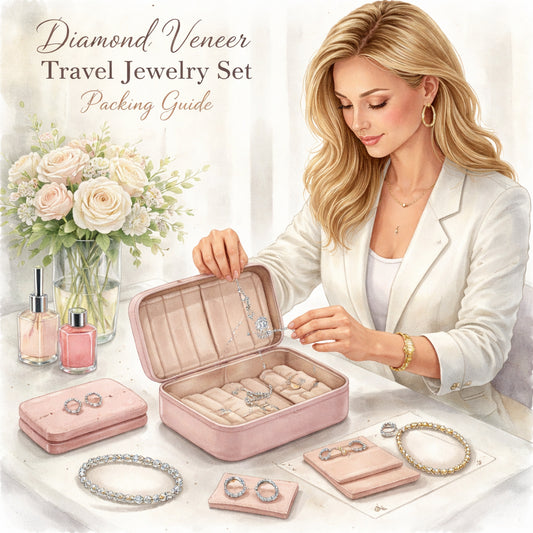 diamond veneer travel jewelry set packing guide
