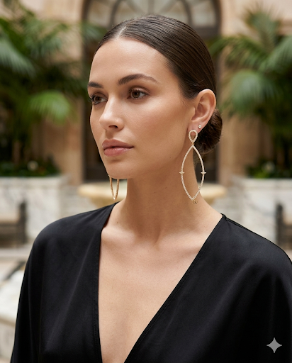 Luxury Cubic Zirconia Earrings | Premium Zirconmania fashion jewelry Collection