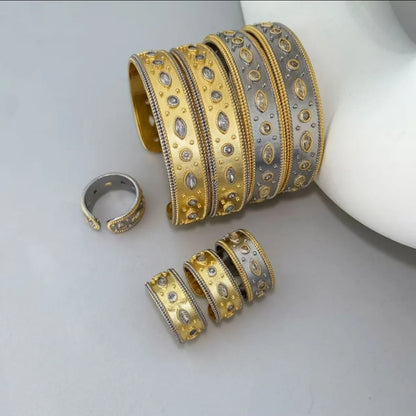 Classic Open Cubic Zirconia Bangle | Zirconite