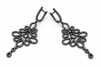 Cubic Zirconia Chandelier Drop Earrings | Zirconite. 698E3209