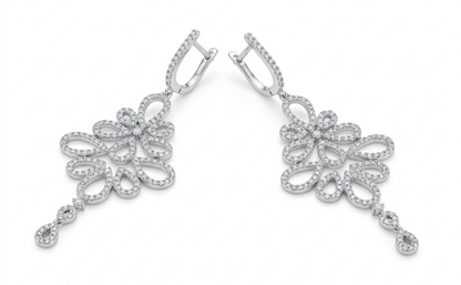 Cubic Zirconia Chandelier Drop Earrings | Zirconite. 698E3209