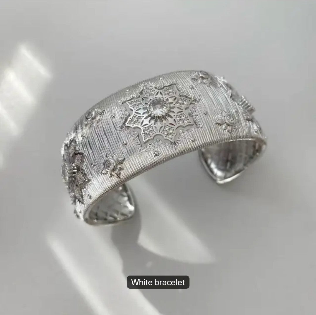 Sparkling Tennis-Style Cubic Zirconia Bangle Zirconite 861B100