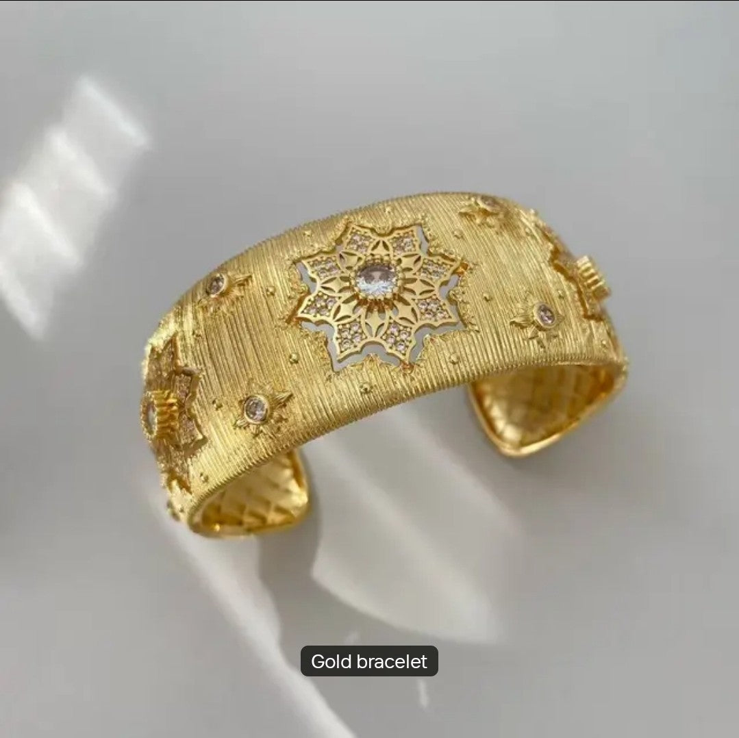 Sparkling Tennis-Style Cubic Zirconia Bangle Zirconite 861B100