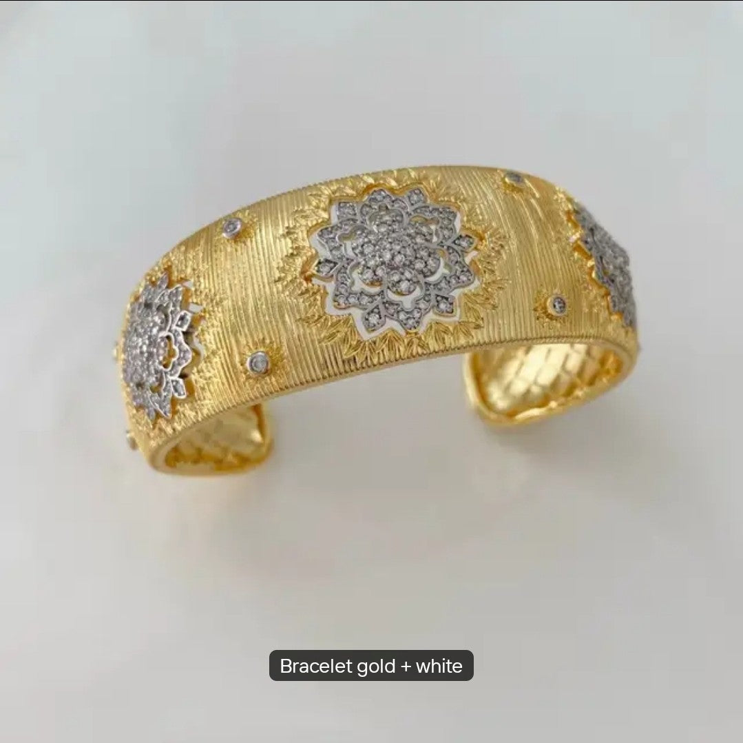 Sparkling Tennis-Style Cubic Zirconia Bangle Zirconite 861B100