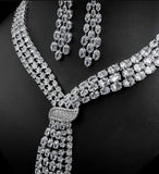 Couture Necklace Clear Cubic Zirconia Zirconite Set. 841S30090