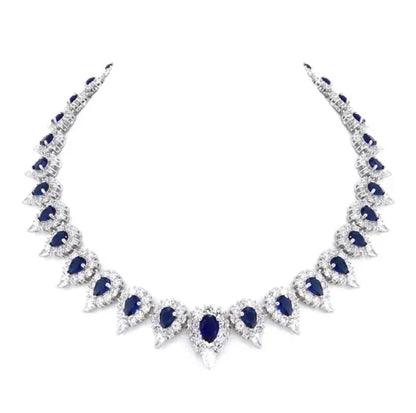 Cubic Zirconia statement  Necklace Zirconite