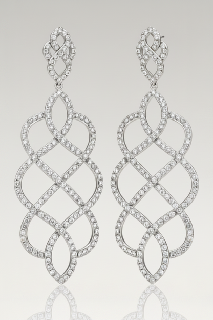 Chandeliers Cubic Zirconia Earrings Zirconite Earrings 698E3725