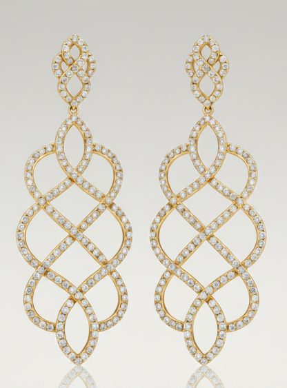 Chandeliers Cubic Zirconia Earrings Zirconite Earrings 698E3725