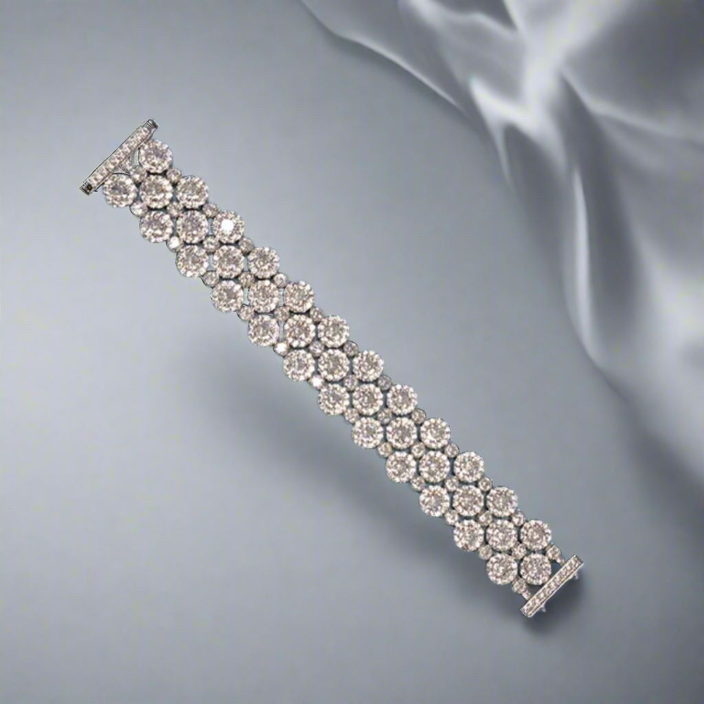 Couture cubic zirconia bracelet by Zirconite, alternate view, 826B100