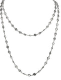 Zirconite By the Inch Cubic Zirconia Stations Bold Necklace. 655ZBY | DiamondVeneer Fashion