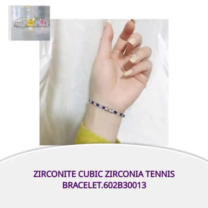 Zirconite Cubic Zirconia Tennis Bracelet.602B30013 by@Outfy