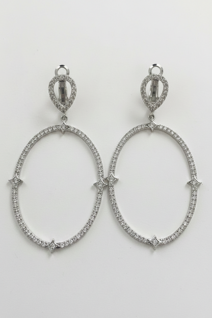 Chandeliers Cubic Zirconia Earrings Zirconite. 698E3186