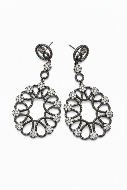 Chandeliers Drop Earrings Zirconite Cubic Zirconia 698E3401