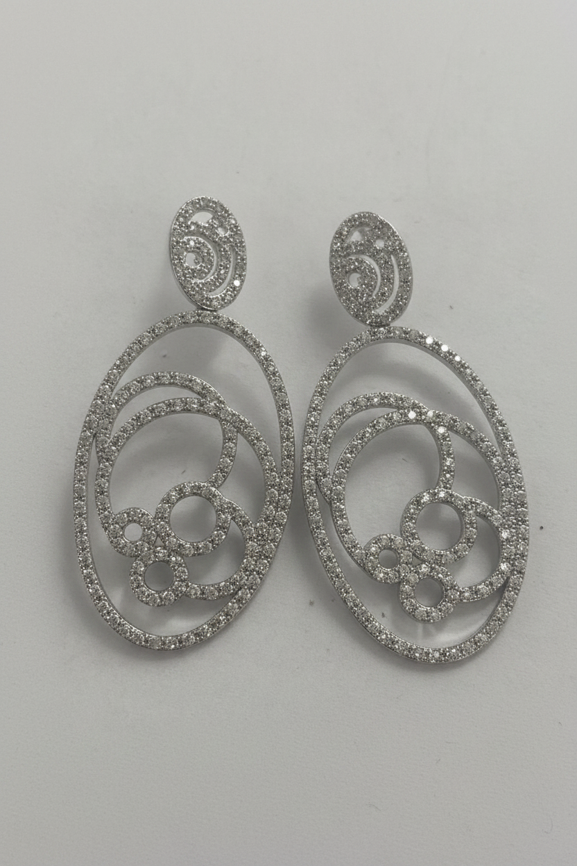 Elegant  Chandeliers Drop Earrings Zirconite 698E3403