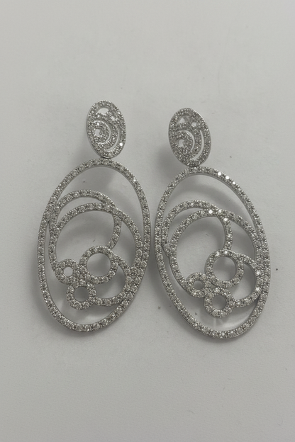 Elegant  Chandeliers Drop Earrings Zirconite 698E3403