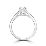 0.5CT Diamond Veneer Cubic Zirconia 14K Gold Ring. 635R014K