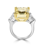 10CT Radiant Diamond Veneer Cubic Zirconia side Ring. 803R100
