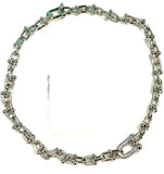 Zirconite Sadle stainless steel Necklace. | DiamondVeneer Fashion