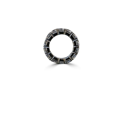 8 CT TW round cubic zirconia eternity band ring in 14K gold, white gold, 635R110K