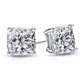 Cushion Diamond Veneer Cubic Zirconia Stud Earrings. 635E208 | DiamondVeneer Fashion