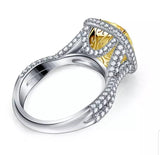 5CT Diamond Veneer Radiant Cushion Ring. 800B069 | DiamondVeneer Fashion
