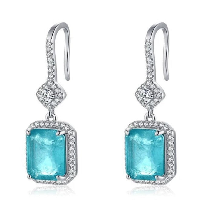 Diamond Veneer Cubic Zirconia Earrings1