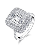 Emerald Diamond Veneer Cubic Zirconia Ring. 635Rxxxx | DiamondVeneer Fashion