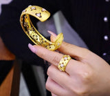 Zirconite Italian design satin open Ring. 831R104 | DiamondVeneer Fashion