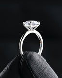 Round Diamond Veneer Solitaire Ring. 635R208A