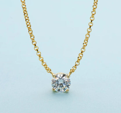 Round Diamond Veneer Cubic Pendant-final sale . 635P100M | DiamondVeneer Fashion