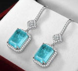 Diamond Veneer halo Cubic Zirconia Earrings2