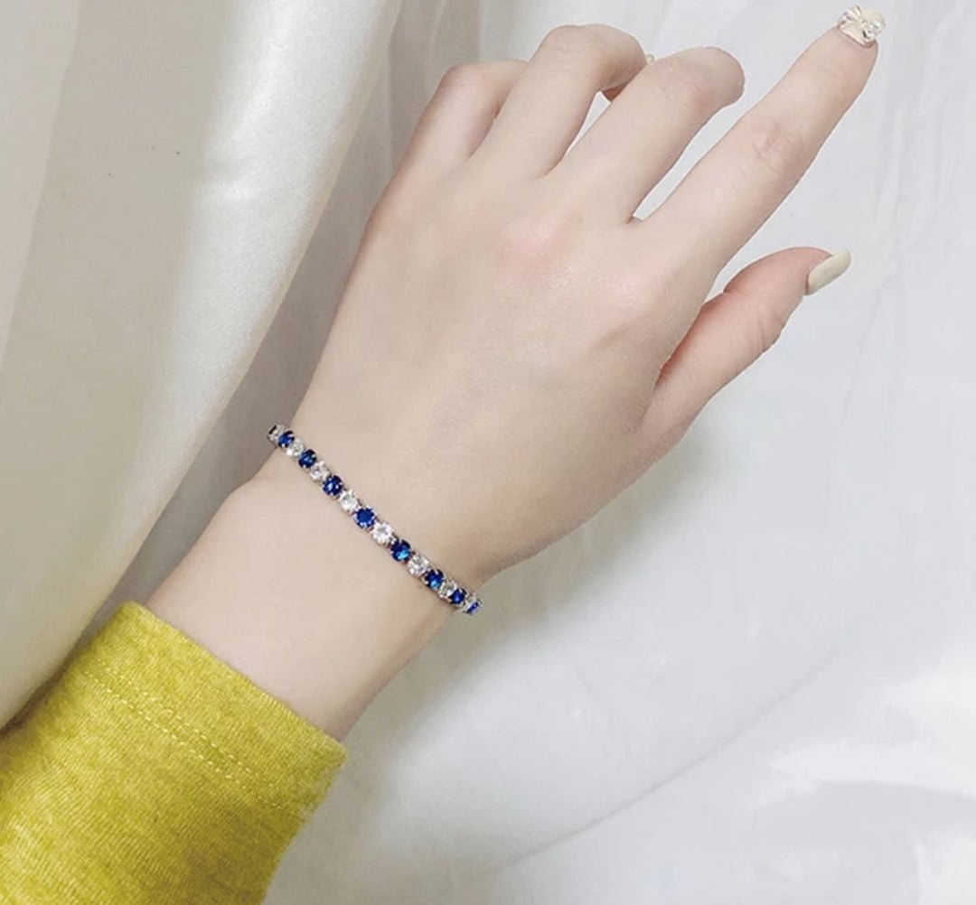 Cubic zirconia tennis bracelet by Zirconite, alternate view, 602B30013