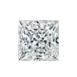 Intensely Radiant Princess Cut Square Diamond Veneer Cubic Zirconia Loose Stone