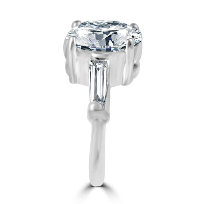 Oval Diamond Veneer cubic zirconia ring, alternate view, 635R72089