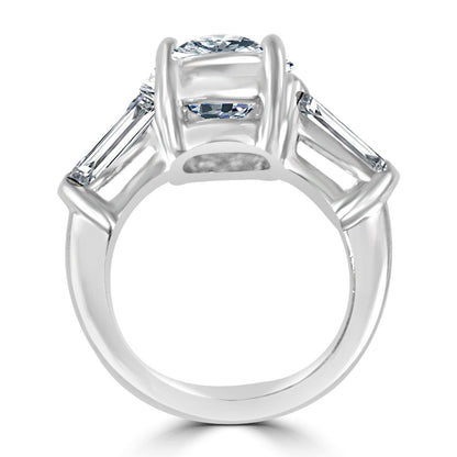 Oval Diamond Veneer cubic zirconia ring, alternate view, 635R72089