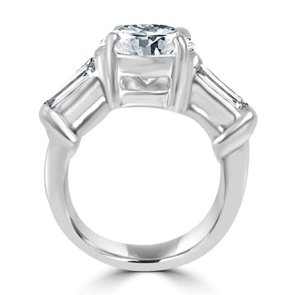 Oval Diamond Veneer cubic zirconia ring, alternate view, 635R72089