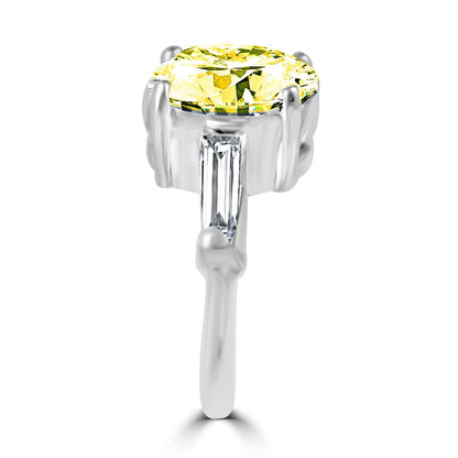 Oval Diamond Veneer cubic zirconia ring, alternate view, 635R72089