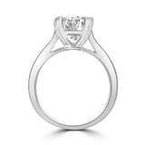 Pear Solitaire Diamond Veneer Cubic Zirconia 14K Gold Ring. 635R003K
