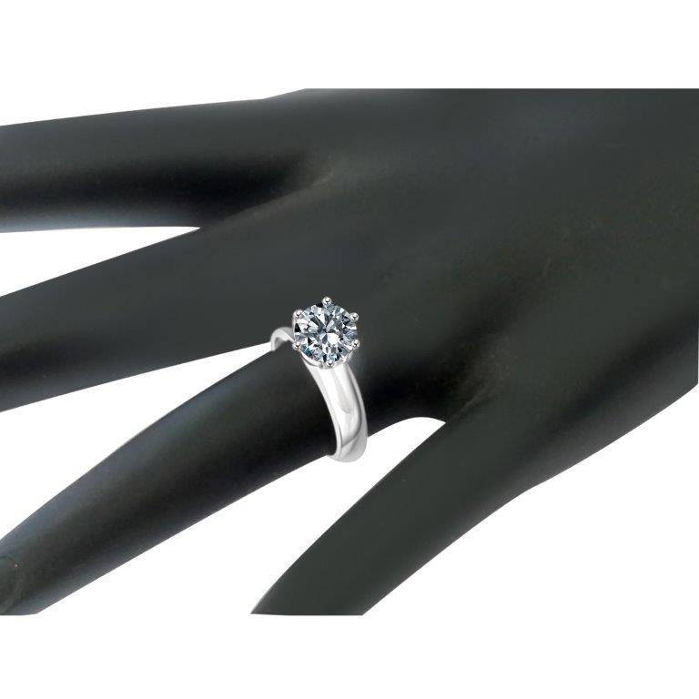 Round Diamond Veneer cubic zirconia ring, alternate view, 635R168
